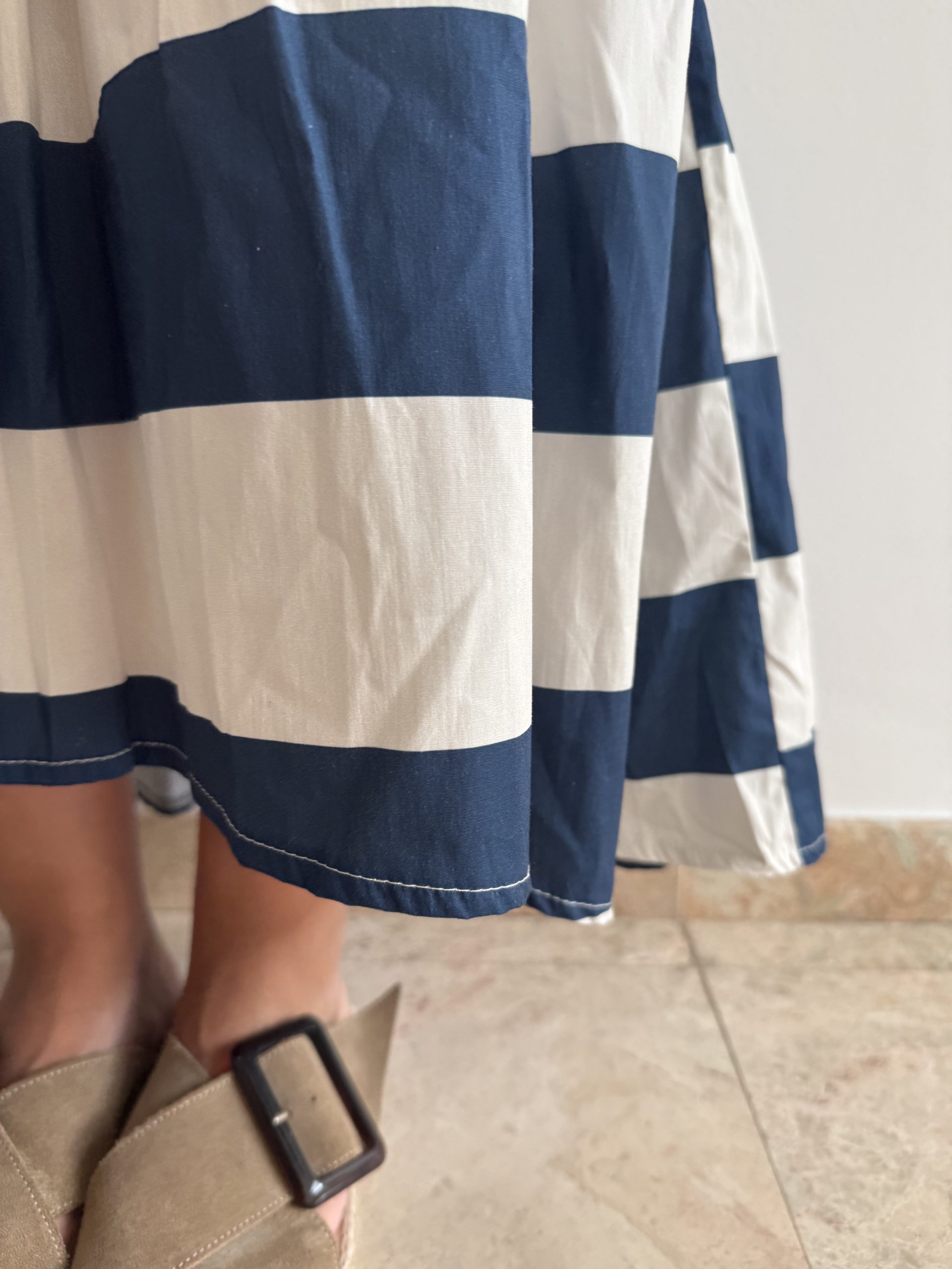 Falda rayas marineras