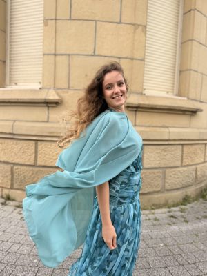 Capa gasa verde agua