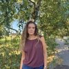 Top punto granate aplique dorado - Thumbnail Image 2