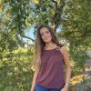 Top punto granate aplique dorado - Thumbnail Image 4