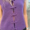 Chaleco punto alamares morado - Thumbnail Image 5