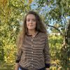 Chaqueta punto rayas marrones - Thumbnail Image 4