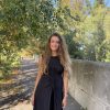 Vestido frunces evasé negro - Thumbnail Image 8