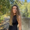 Vestido frunces evasé negro - Thumbnail Image 6