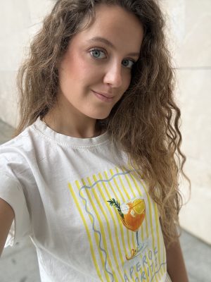 Alternative view of Camiseta blanca Aperol Spritz